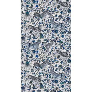 Clarke And Clarke Wallpaper Protea Blue