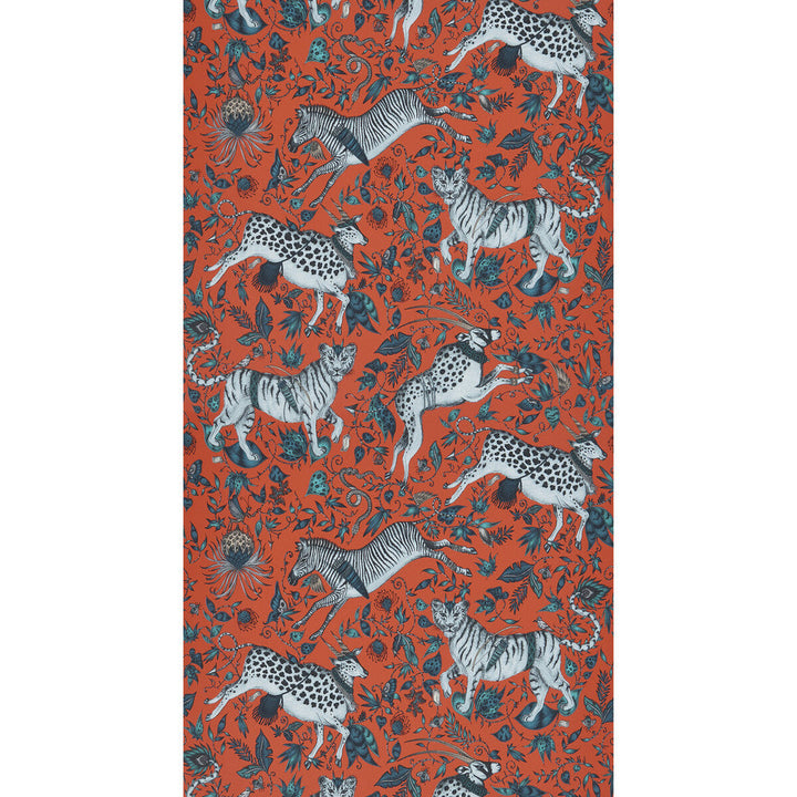 Protea Coral by Clarke And Clarke Wallcovering Clarke And Clarke Wallcovering Protea Coral Wallcovering WILDERIE BY EMMA J SHIPLEY FOR C&C NON WOVEN - 100% United Kingdom </p><p>Repeat: H: 0, V: 20.48 21 - Fabric Carolina -