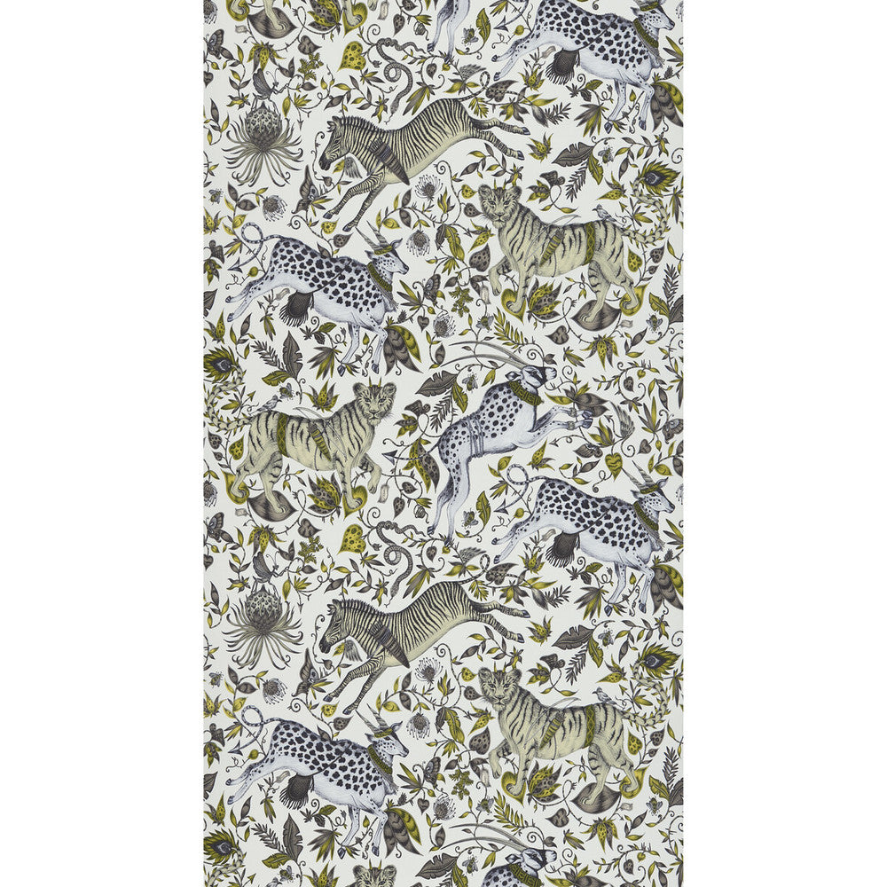 Protea Gold by Clarke And Clarke Designer Wallcovering WILDERIE BY EMMA J SHIPLEY FOR C&C NON WOVEN - 100% United Kingdom Horizontal: 0 and Vertical: 20.48 21 - Swanky Fabrics -