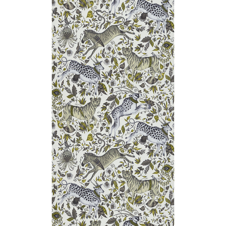 Protea Gold by Clarke And Clarke Designer Wallcovering WILDERIE BY EMMA J SHIPLEY FOR C&C NON WOVEN - 100% United Kingdom Horizontal: 0 and Vertical: 20.48 21 - Swanky Fabrics -
