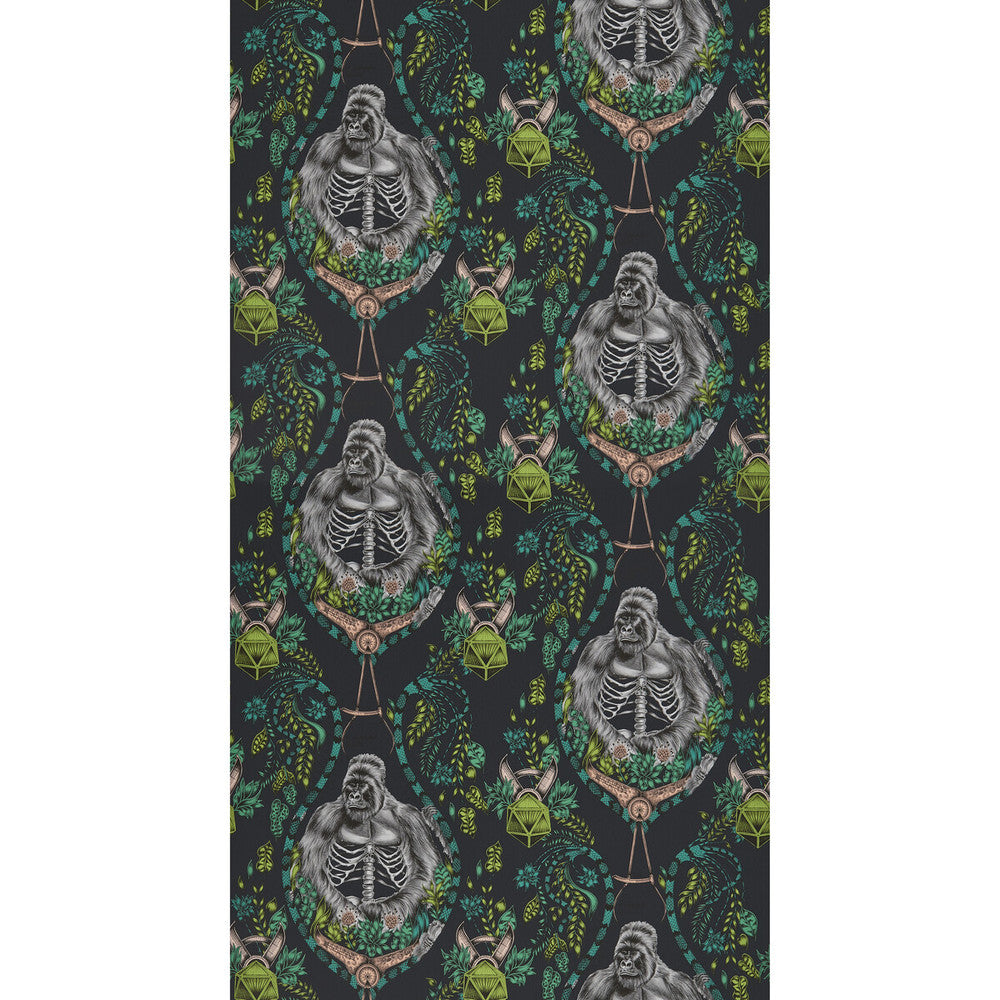 Silverback Charcoal by Clarke And Clarke Wallcovering Clarke And Clarke Wallcovering Silverback Charcoal Wallcovering WILDERIE BY EMMA J SHIPLEY FOR C&C NON WOVEN - 100% United Kingdom </p><p>Repeat: H: 0, V: 12.6 21 - Fabric Carolina -