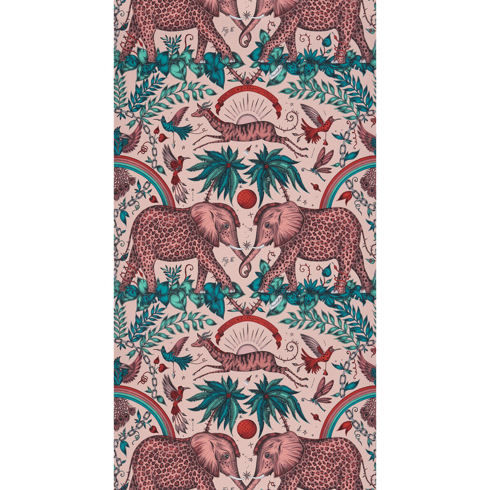 Zambezi Pink by Clarke And Clarke Wallcovering Clarke And Clarke Wallcovering Zambezi Pink Wallcovering WILDERIE BY EMMA J SHIPLEY FOR C&C NON WOVEN - 100% United Kingdom </p><p>Repeat: H: 0, V: 18 21 - Fabric Carolina -