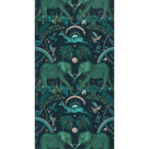Clarke And Clarke Wallpaper Zambezi Teal