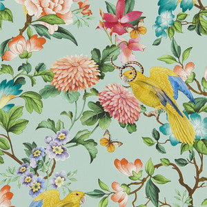 Clarke And Clarke Wallpaper Golden Parrot Wp Mineral