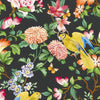 Clarke And Clarke Wallpaper Golden Parrot Wp Noir