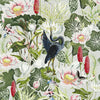 Clarke And Clarke Wallpaper Waterlily Wp Dove