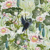 Clarke And Clarke Wallpaper Waterlily Wp Mineral