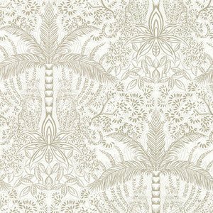 Clarke And Clarke Wallpaper Leopardo Gold/Ivory Wp