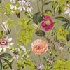 Clarke And Clarke Wallpaper Passiflora Mulberry/Gilver Wp