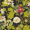 Clarke And Clarke Wallpaper Passiflora Noir Wp