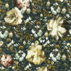 Clarke And Clarke Wallpaper Camile Teal/Spice Wp