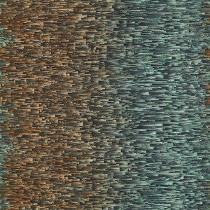 Clarke And Clarke Wallpaper Ombre Teal/Spice Wp