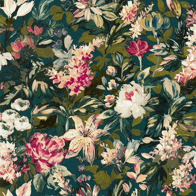 Clarke And Clarke - Wallcovering - W0158/04.CAC.0 - Wallcovering - NON WOVEN - 100% - United Kingdom </p><p>Repeat: H: , V: 27.5 21 - My Fabric Connection -