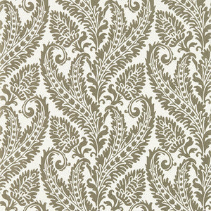 Clarke And Clarke Wallpaper Regale Gilver Ivory Wp W0161/02.CAC.0