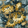 Clarke And Clarke Wallpaper Sunforest Gilver Denim Wp W0162/02.CAC.0
