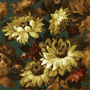 Clarke And Clarke Wallpaper Sunforest Sage Russet Wp W0162/04.CAC.0