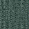 Clarke And Clarke Wallpaper Chrysler Teal Wp W0164/04.CAC.0