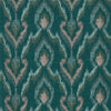 Clarke And Clarke Wallpaper Velluto Teal Wp W0170/03.CAC.0