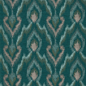 Clarke And Clarke Wallpaper Velluto Teal Wp W0170/03.CAC.0