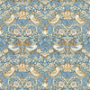Clarke And Clarke Wallpaper Strawberry Thief Denim Wp W0171/02.CAC.0
