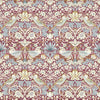 Clarke And Clarke Wallpaper Strawberry Thief Plum Wp W0171/04.CAC.0