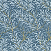 Clarke And Clarke Wallpaper Willow Boughs Denim Wp W0172/01.CAC.0