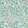 Clarke And Clarke Wallpaper Willow Boughs Teal Wp W0172/05.CAC.0