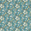 Clarke And Clarke Wallpaper Golden Lily Teal Wp W0174/03.CAC.0