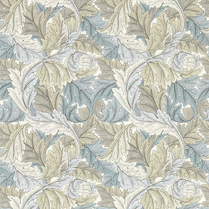 Clarke And Clarke Wallpaper Acanthus Dove Wp W0175/03.CAC.0