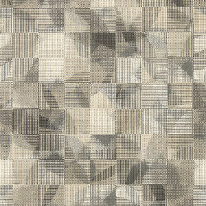 Clarke And Clarke Wallpaper Impatto Charcoal/Linen Wp W0182/01.CAC.0