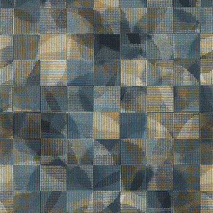 Clarke And Clarke Wallpaper Impatto Midnight Wp W0182/02.CAC.0