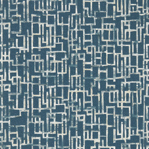 Clarke And Clarke Wallpaper Quadrata Midnight Wp W0184/02.CAC.0