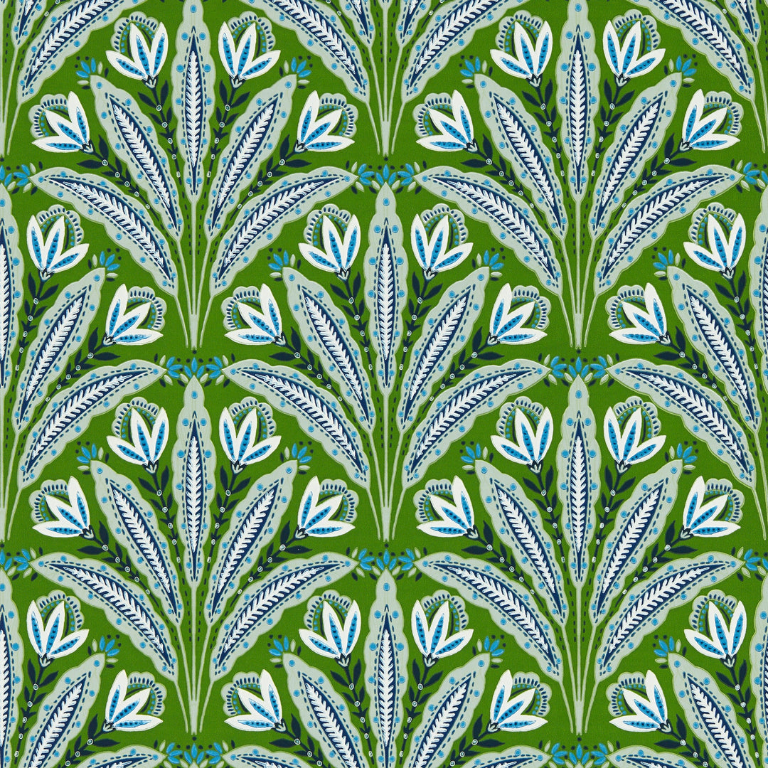 Clarke & Clarke Wallcovering Cobalt Green Wp