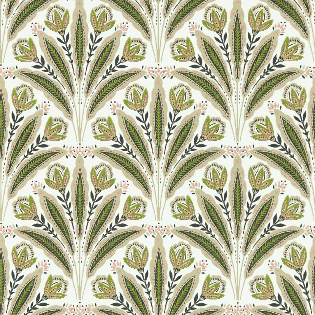 Clarke & Clarke Wallcovering Sage Blush Wp