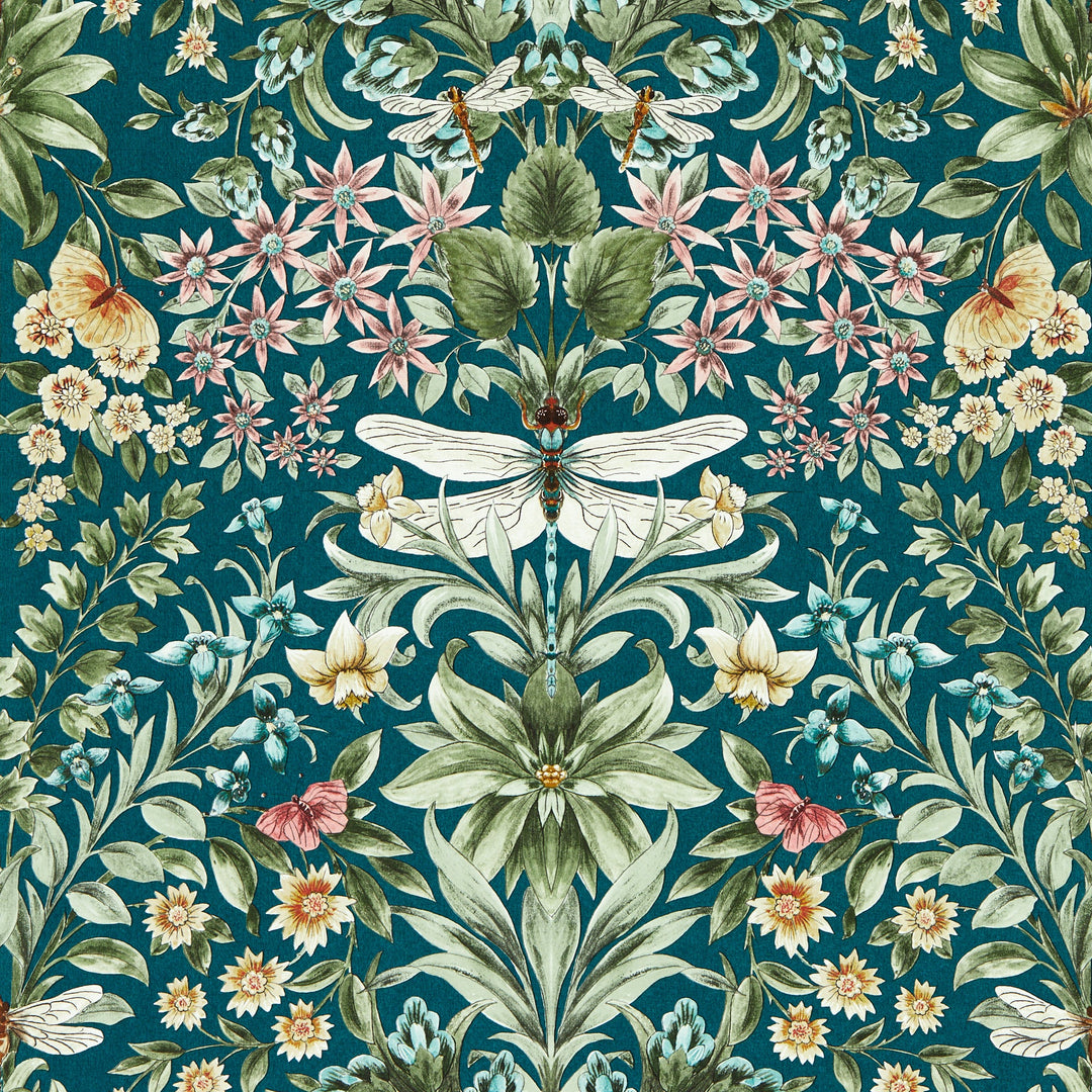 Clarke & Clarke Wallcovering Teal Wp