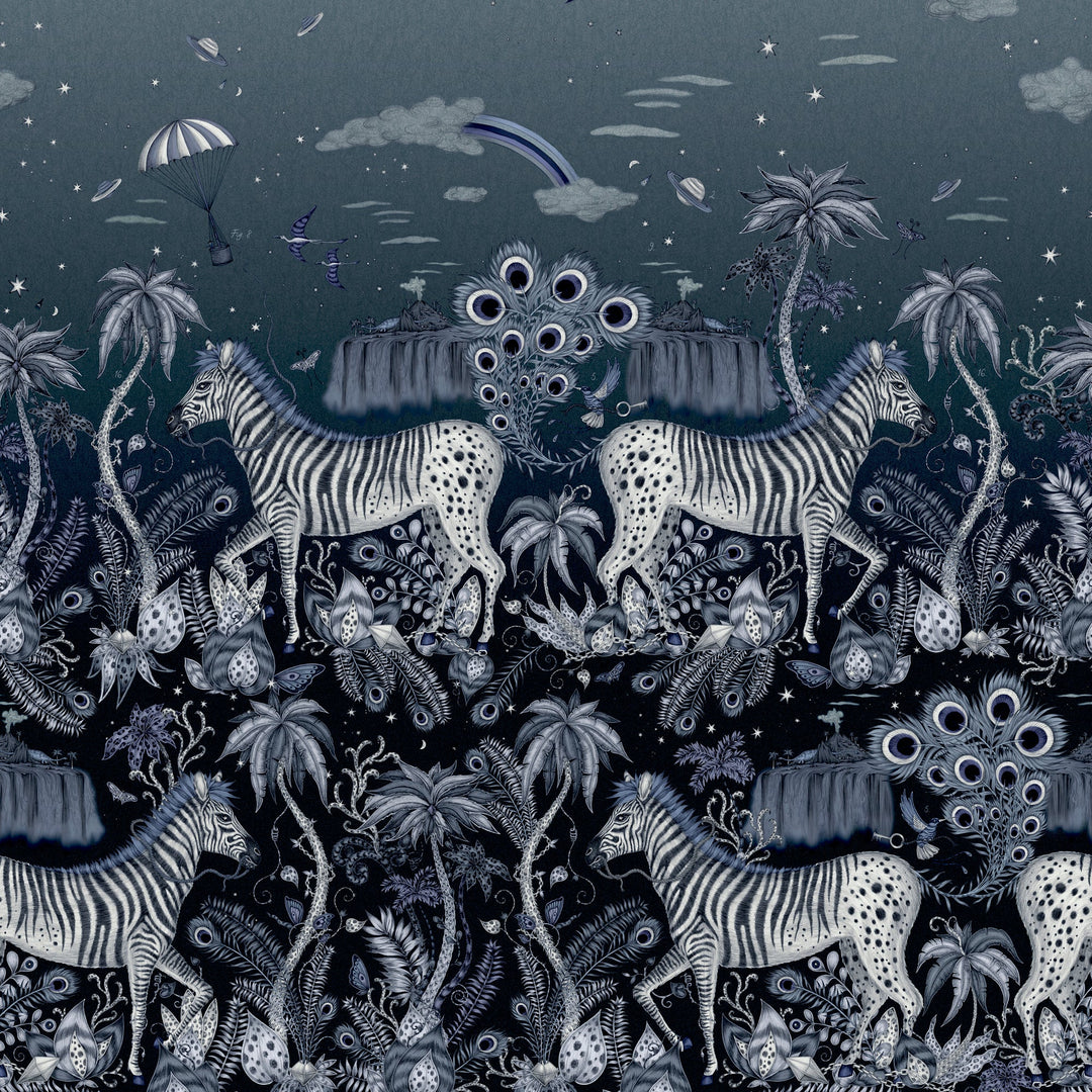 Clarke & Clarke Wallcovering Midnight Wp
