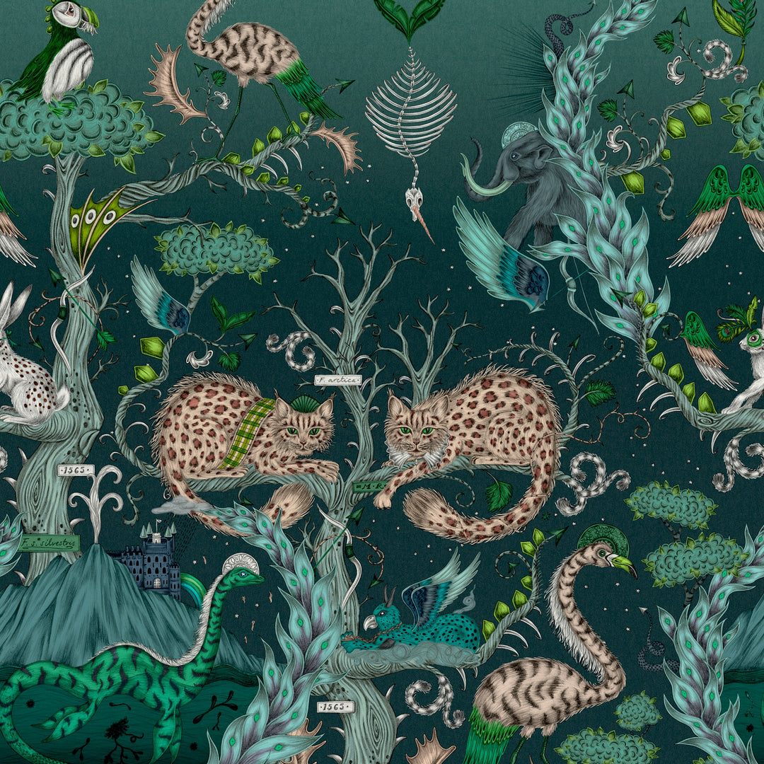 Clarke & Clarke Wallcovering Wonder/Lagoon Wp