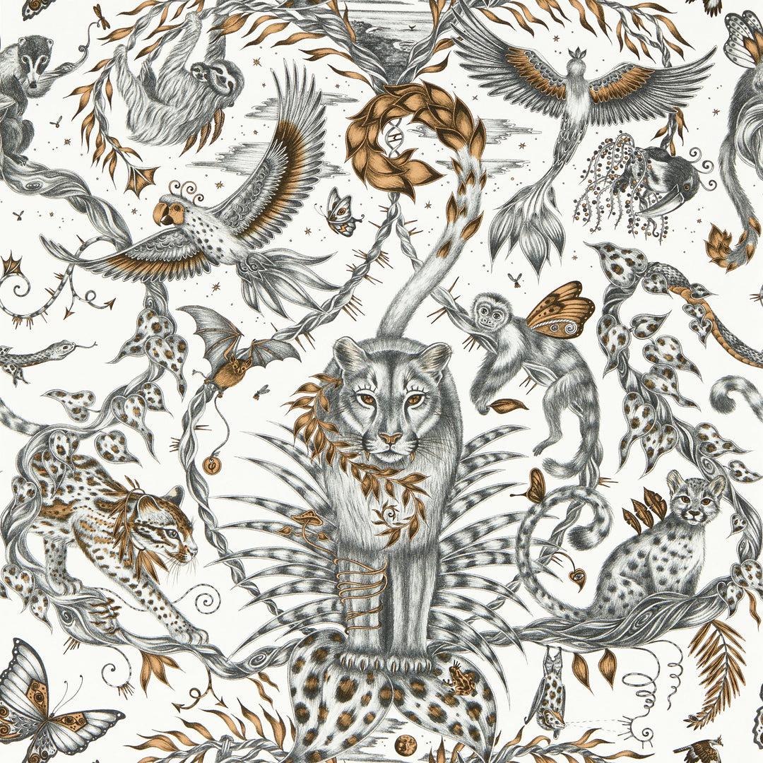 Clarke & Clarke Wallcovering Bronze Wp