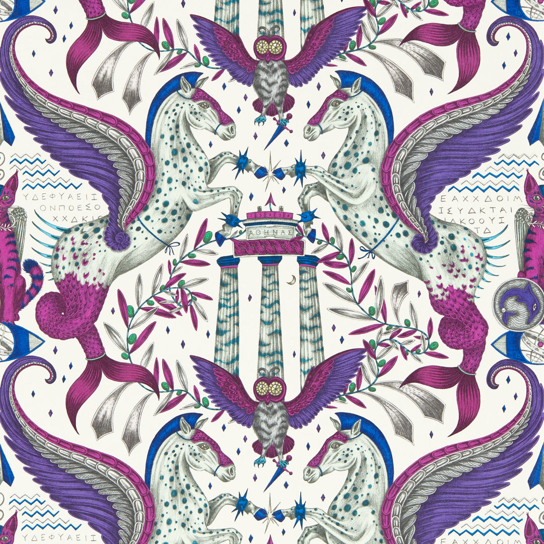 Clarke & Clarke Wallcovering Violet Wp
