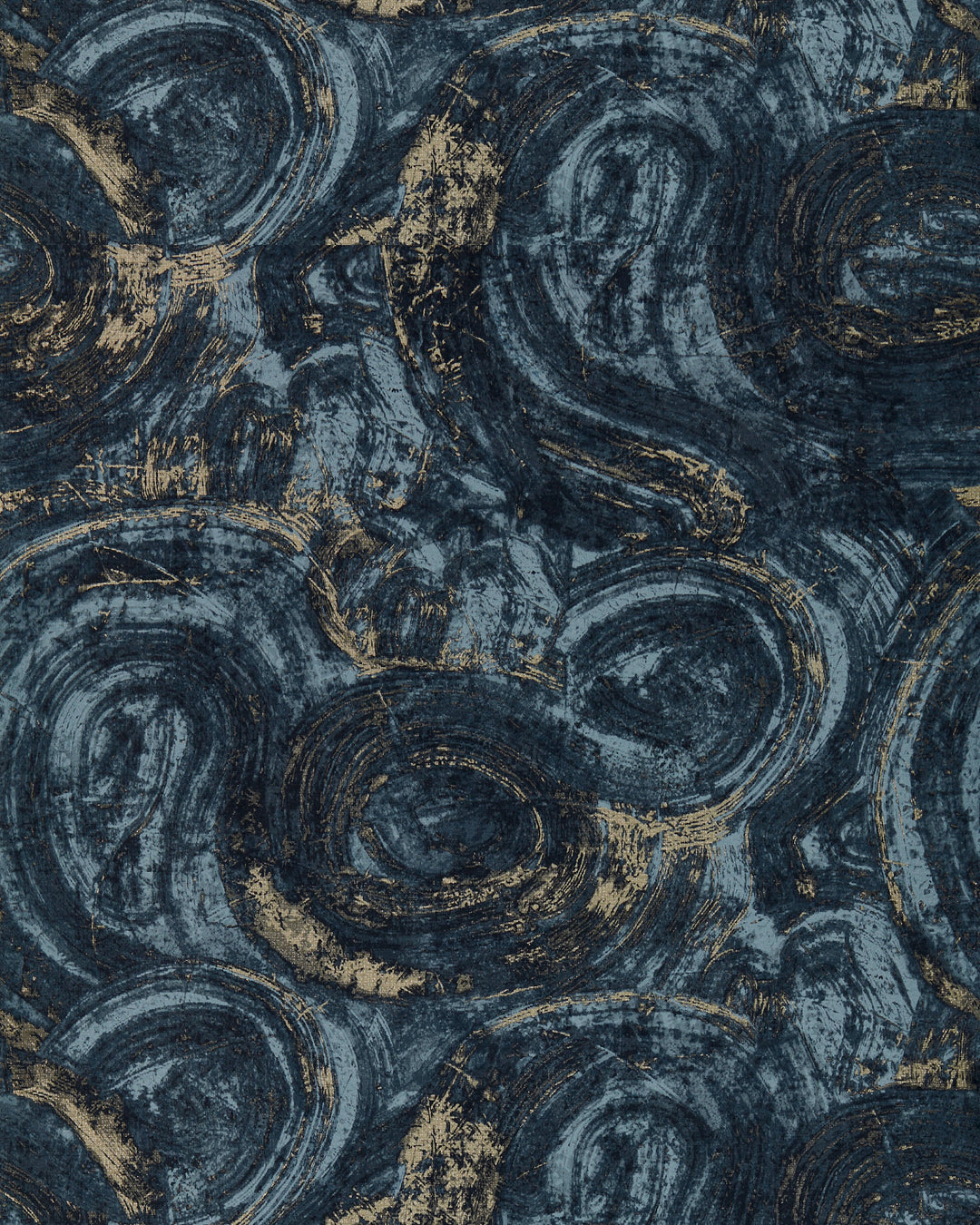 Clarke & Clarke Wallcovering Ink/Gilver