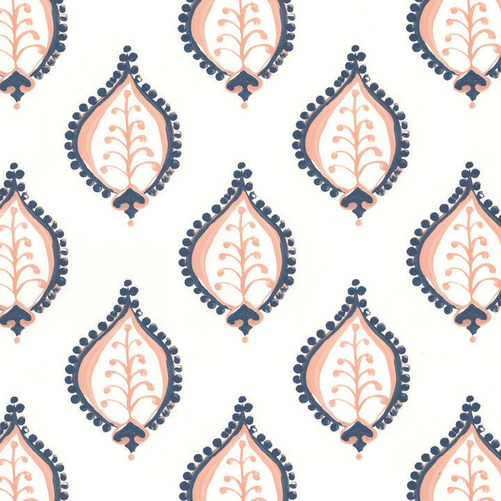 W04Vl Gentle 7 Peach by Aoc Designer Wallcovering ART OF COLOR HERITAGE WALLPAPER II 100%PA USA Horizontal: 7.000 and Vertical: 6.750 27 in - Swanky Fabrics -