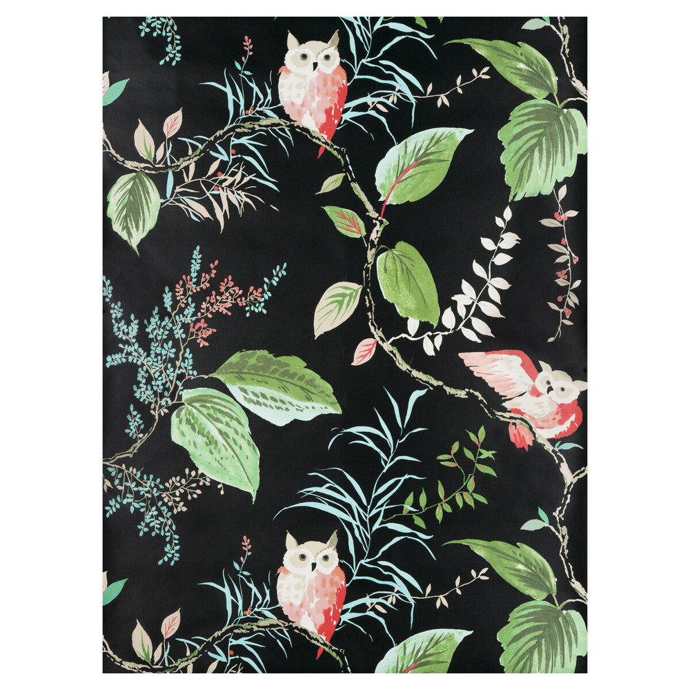 Owlish Black by Kravet Design Wallcovering Kravet Design Wallcovering Owlish BlackWallcovering KATE SPADE WHIMSIES PAPER - 100% United States </p><p>Repeat: H: 27, V: 27 27 - Fabric Carolina -