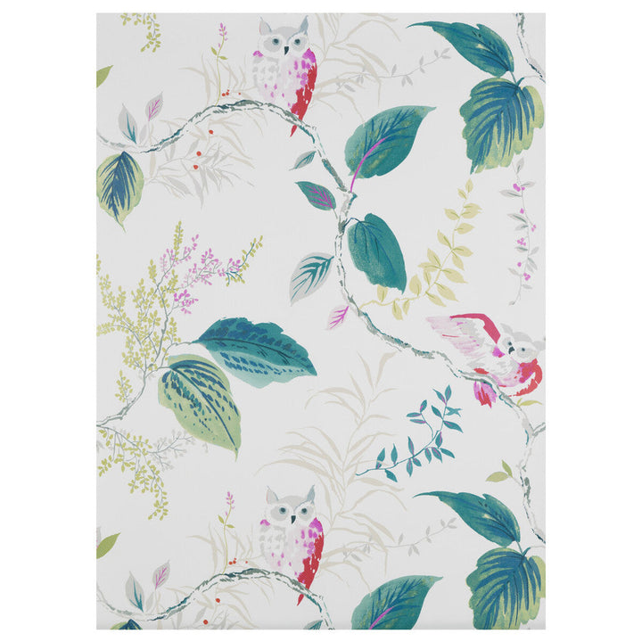 Owlish Multi by Kravet Design Designer Wallcovering KATE SPADE WHIMSIES PAPER - 100% United States Horizontal: 27 and Vertical: 27 27 - Swanky Fabrics -