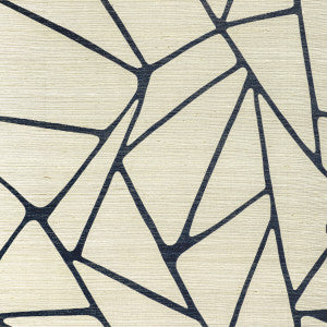 Kravet Wallpaper To The Point Indigo