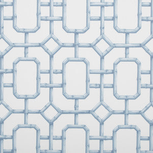 Kravet Wallpaper Bambu Fret Ciel