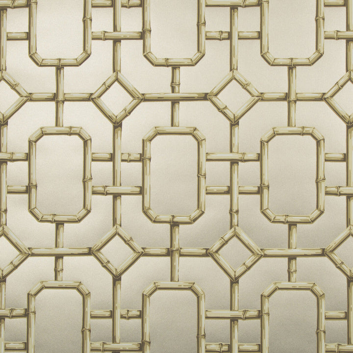 Bambu Fret Pewter by Kravet Couture Wallcovering Kravet Couture Wallcovering Bambu Fret PewterWallcovering JAN SHOWERS GLAMOROUS PAPER - 100% United States </p><p>Repeat: H: 27, V: 36 27 - Fabric Carolina -