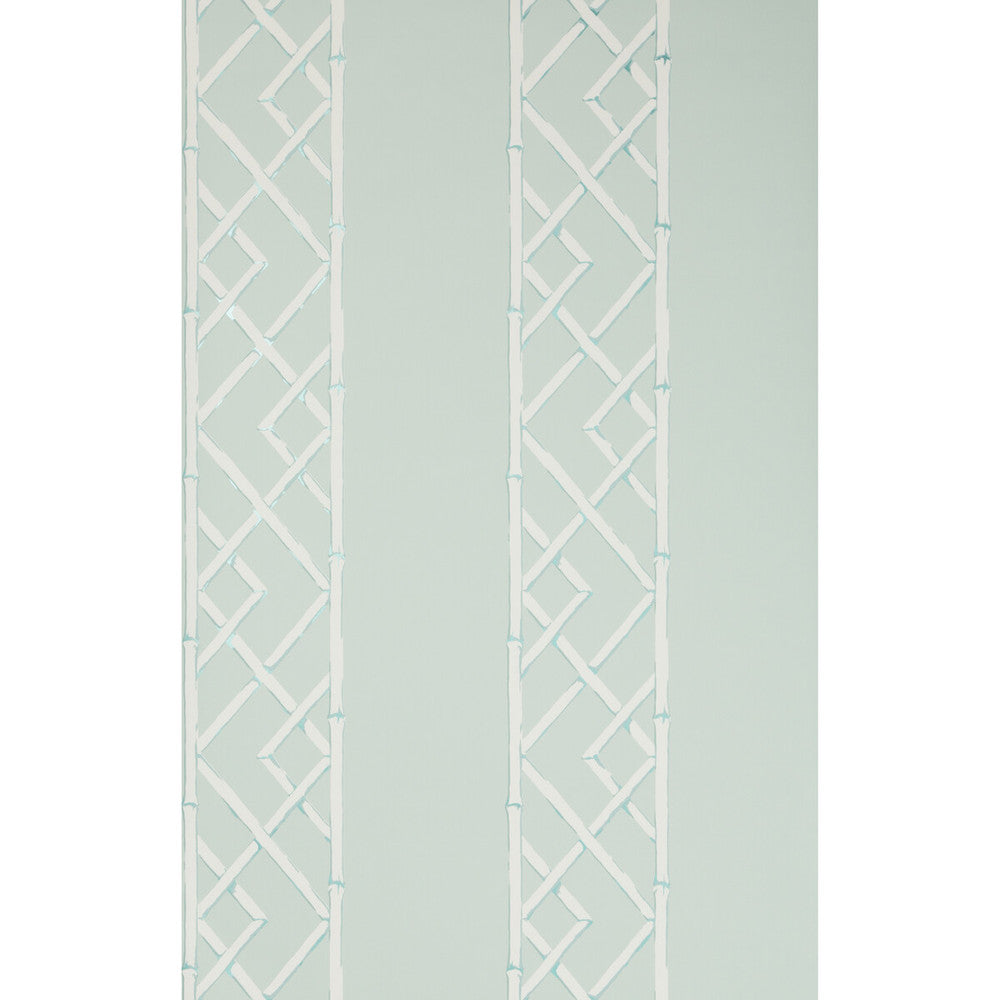 Latticework Aqua by Kravet Design Designer Wallcovering SARAH RICHARDSON WALLPAPER CELLULOSE - 50%;OTHER - 30%;POLYESTER - 20% United Kingdom - Horizontal: - and Vertical: 10.4 20.5 - Swanky Fabrics -