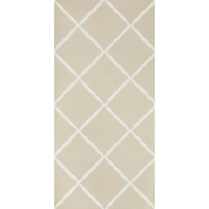 Ikatrellis Linen by Kravet Design Designer Wallcovering SARAH RICHARDSON WALLPAPER CELLULOSE - 50%;OTHER - 30%;POLYESTER - 20% United Kingdom Horizontal: and Vertical: 20.9 20.5 - Swanky Fabrics -