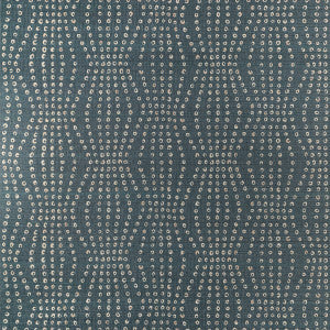 Kravet Wallpaper Puka Blue Steel