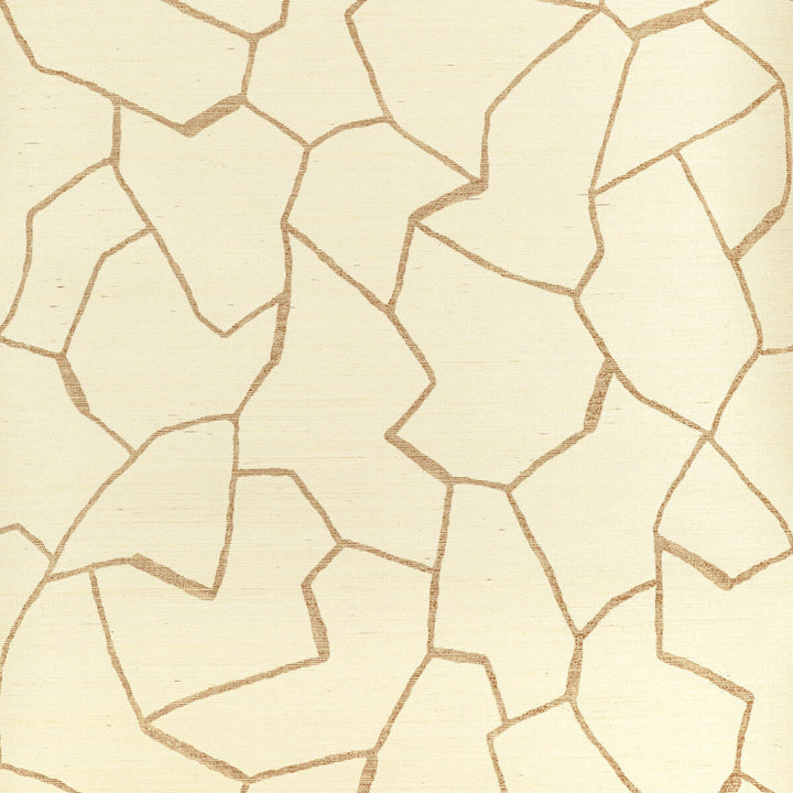 W-Bark Cloth-Gold by Kravet Couture Designer Wallcovering SISAL - 85%;COTTON - 15% United States Horizontal: 34 and Vertical: 40 34 - Swanky Fabrics -